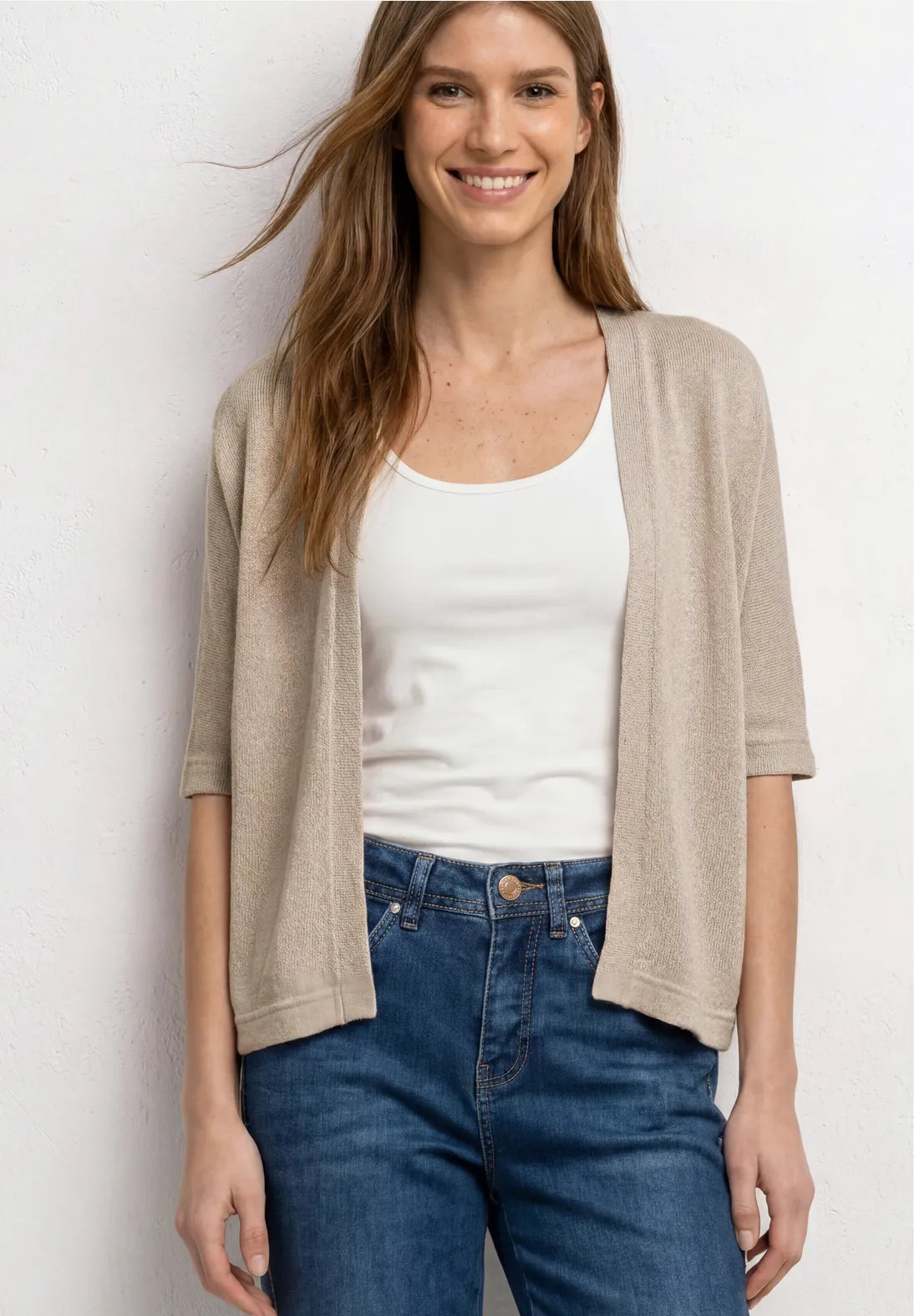 HELEN BEIGE CARDIGAN