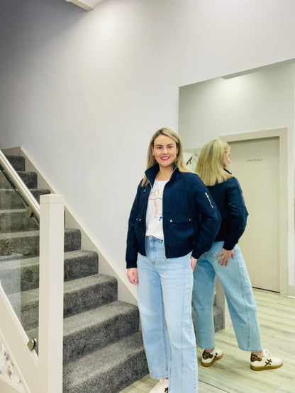 PETAL NAVY JACKET