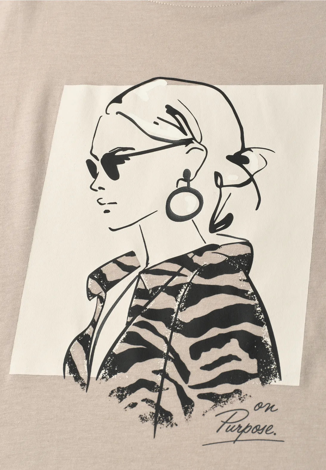 LADY BEIGE TEE