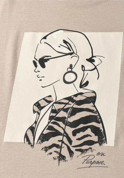 LADY BEIGE TEE
