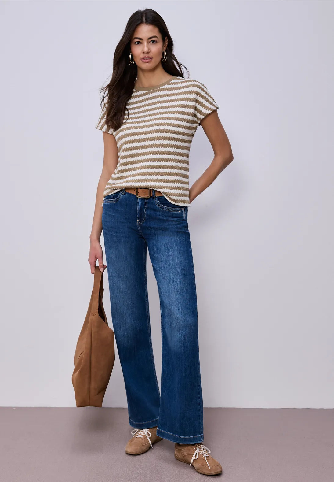 FRAN CAMEL T-SHIRT