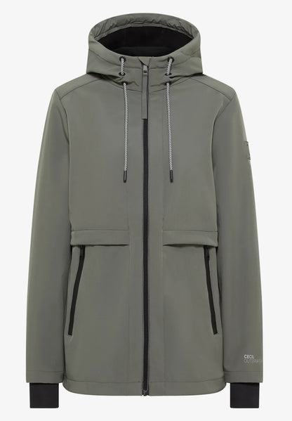 SHELL KHAKI COAT