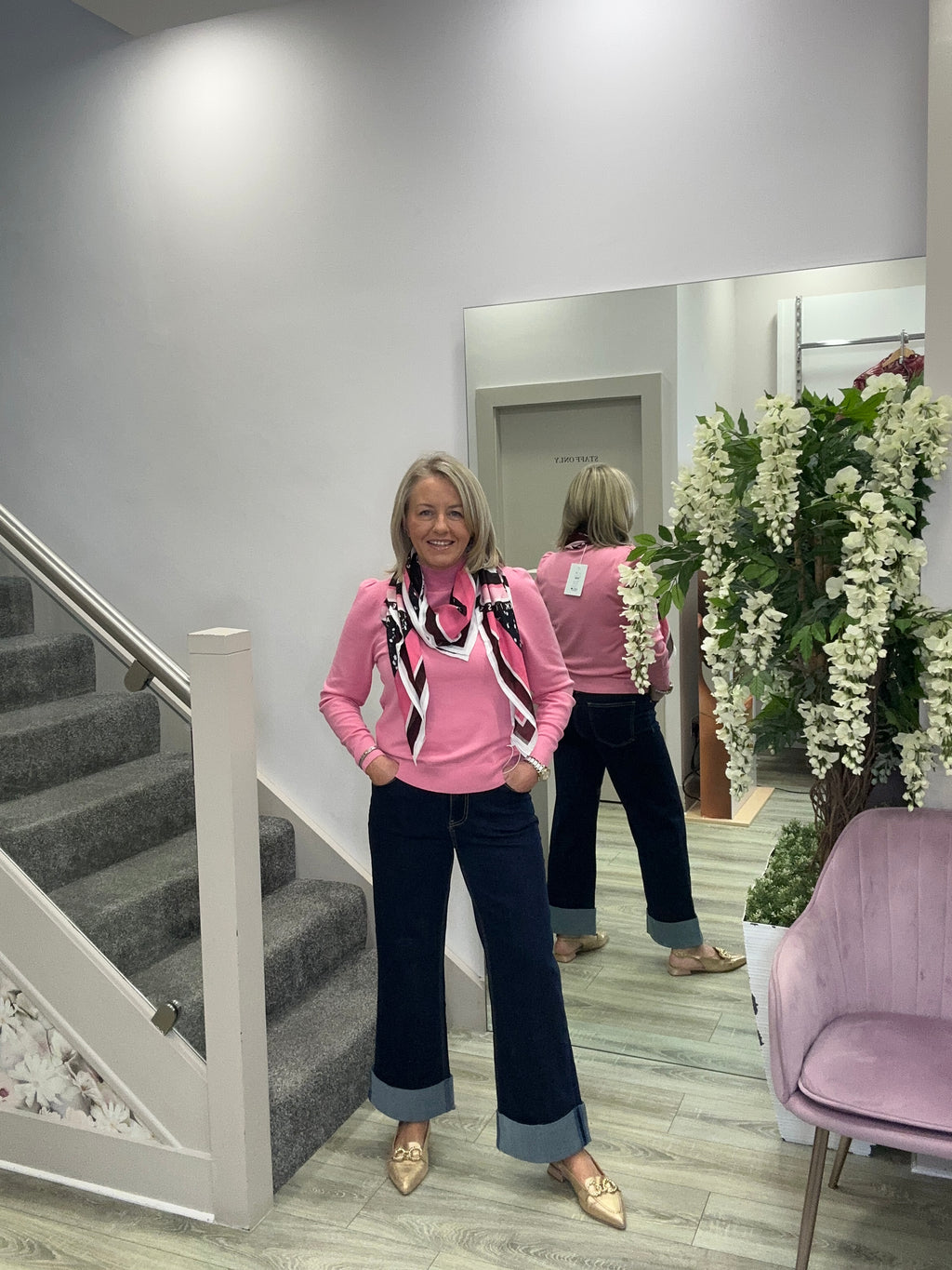 BRIANNA PINK  KNIT