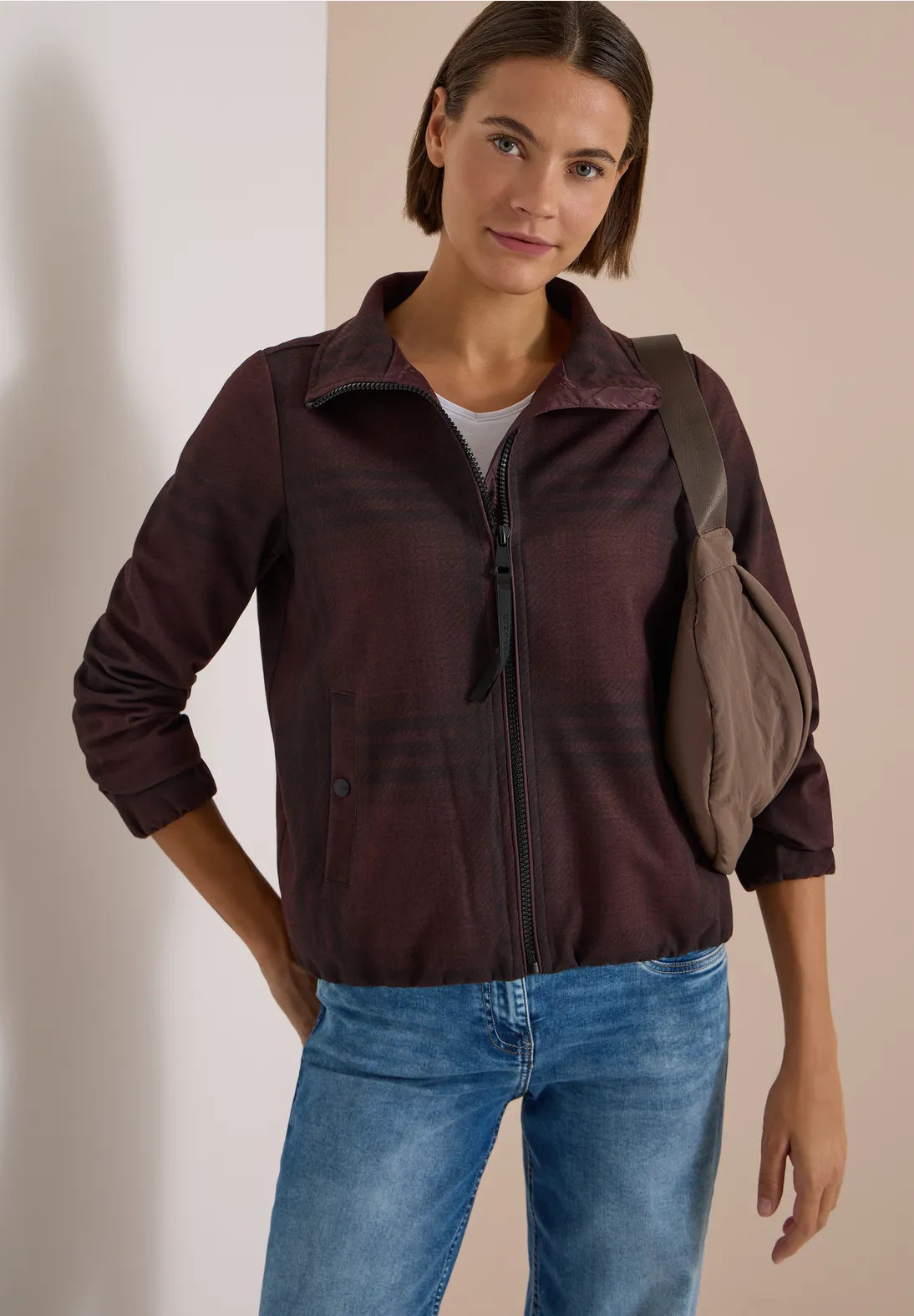 BRIA BURGUNDY JACKET