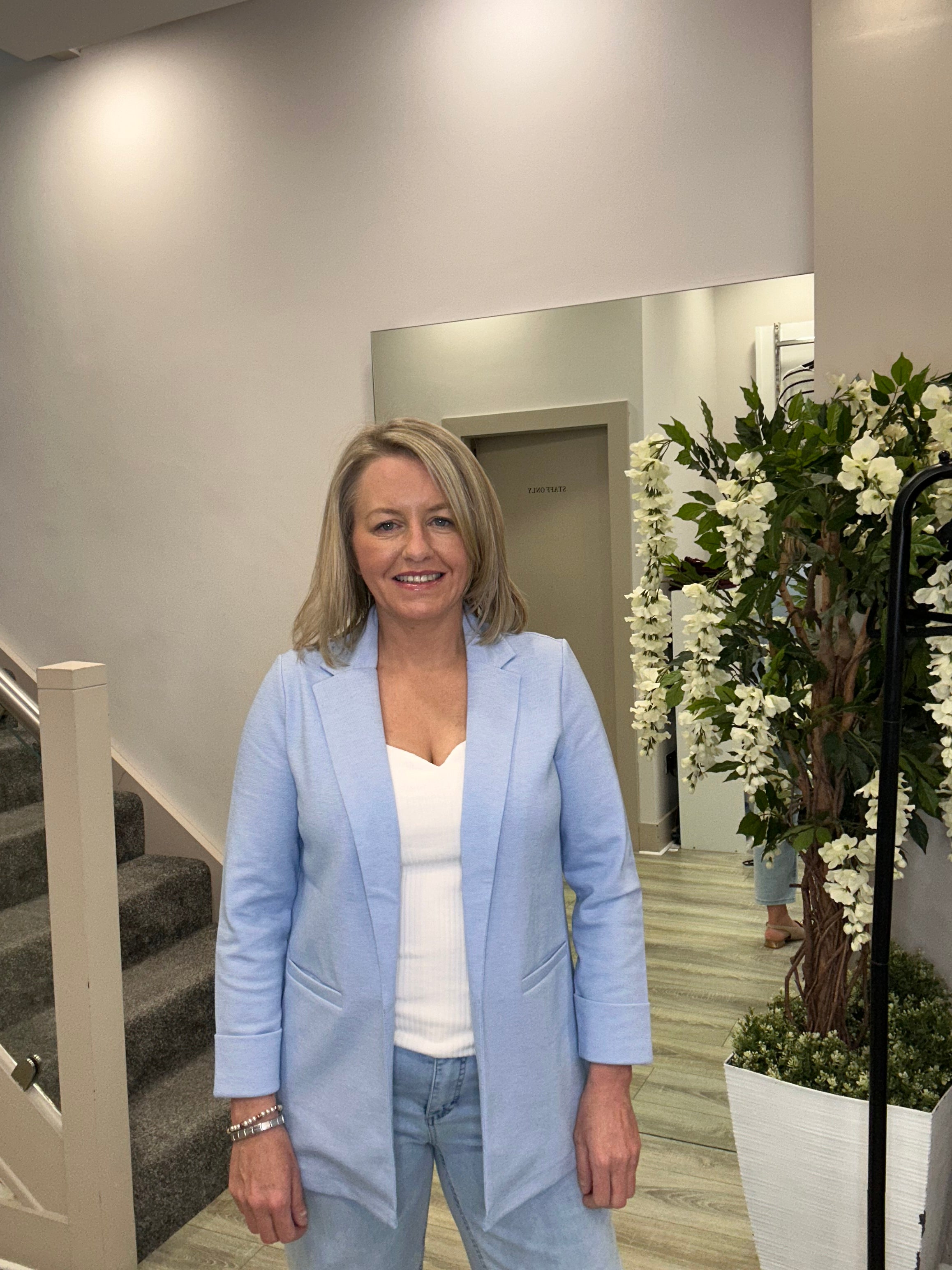 MARIE BLUE BLAZER