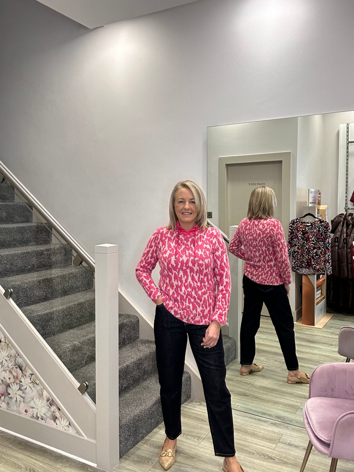 ROSIE PINK SWEATER