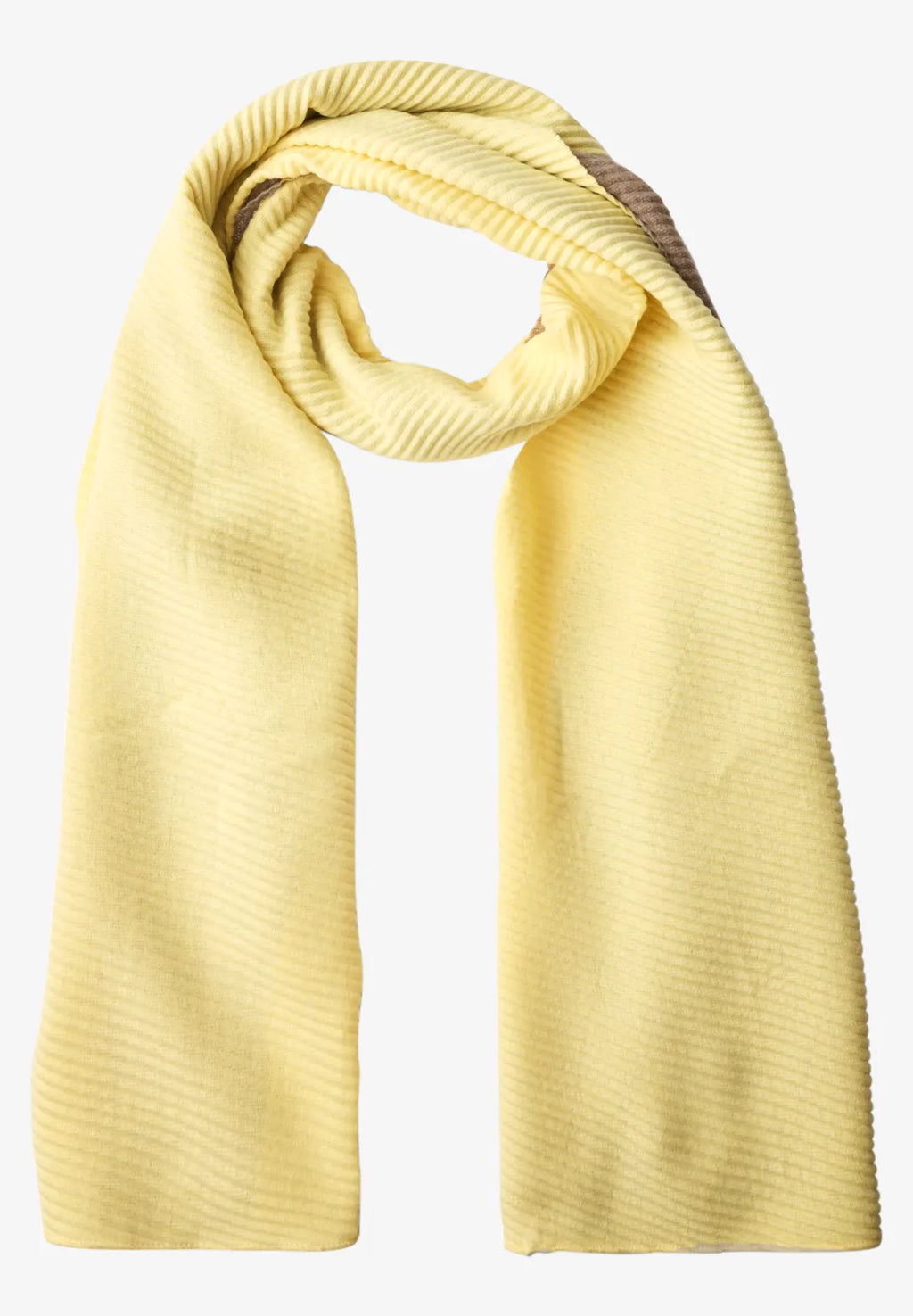 2 TONE LEMON SCARF