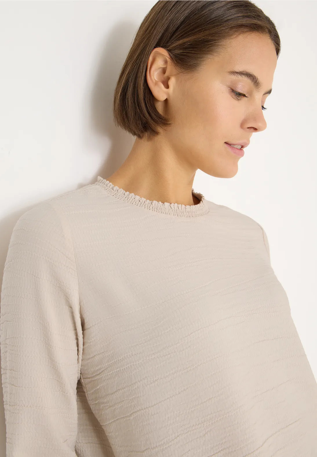 UNA BEIGE BLOUSE