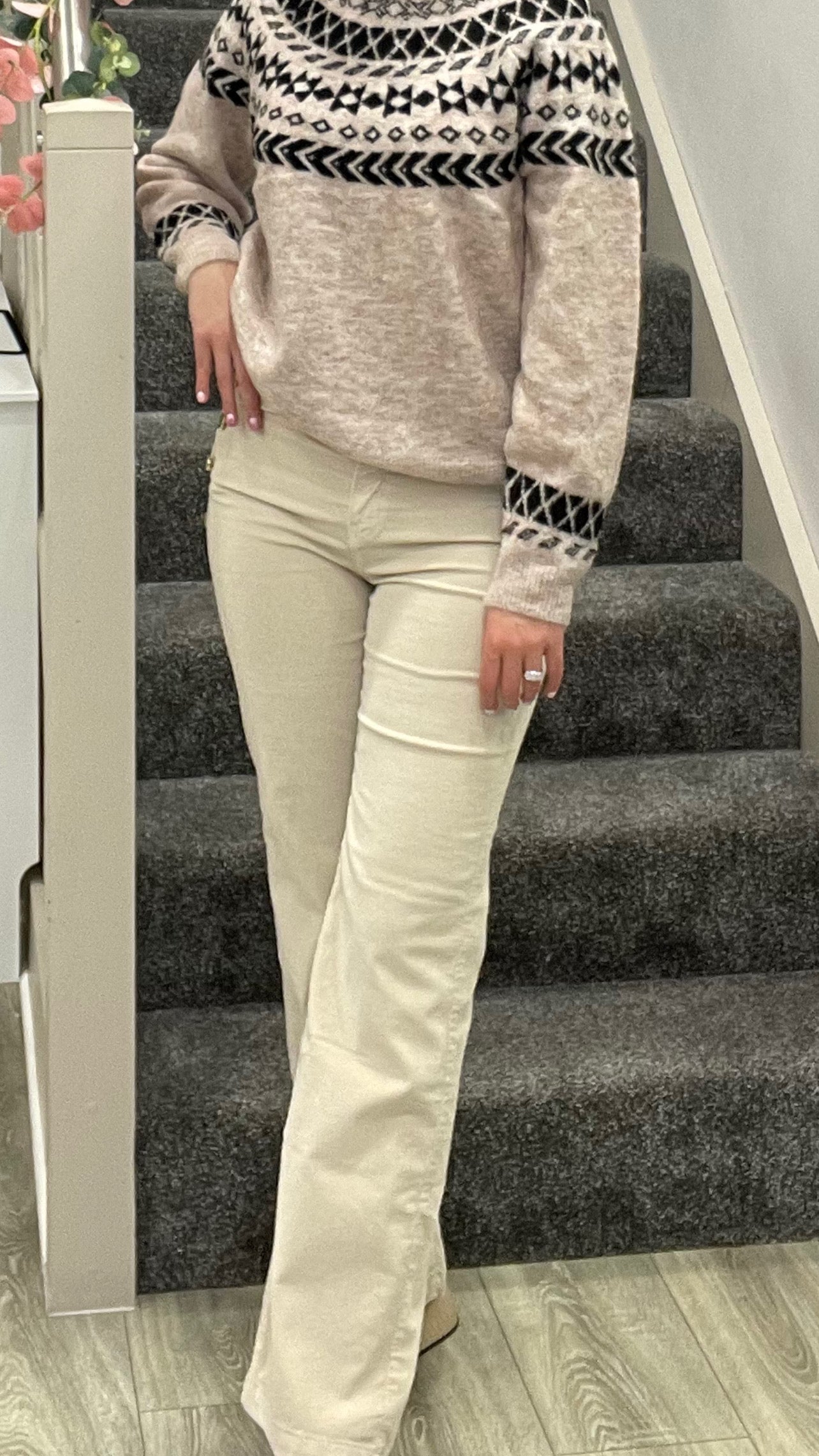 NADINA CREAM TROUSER