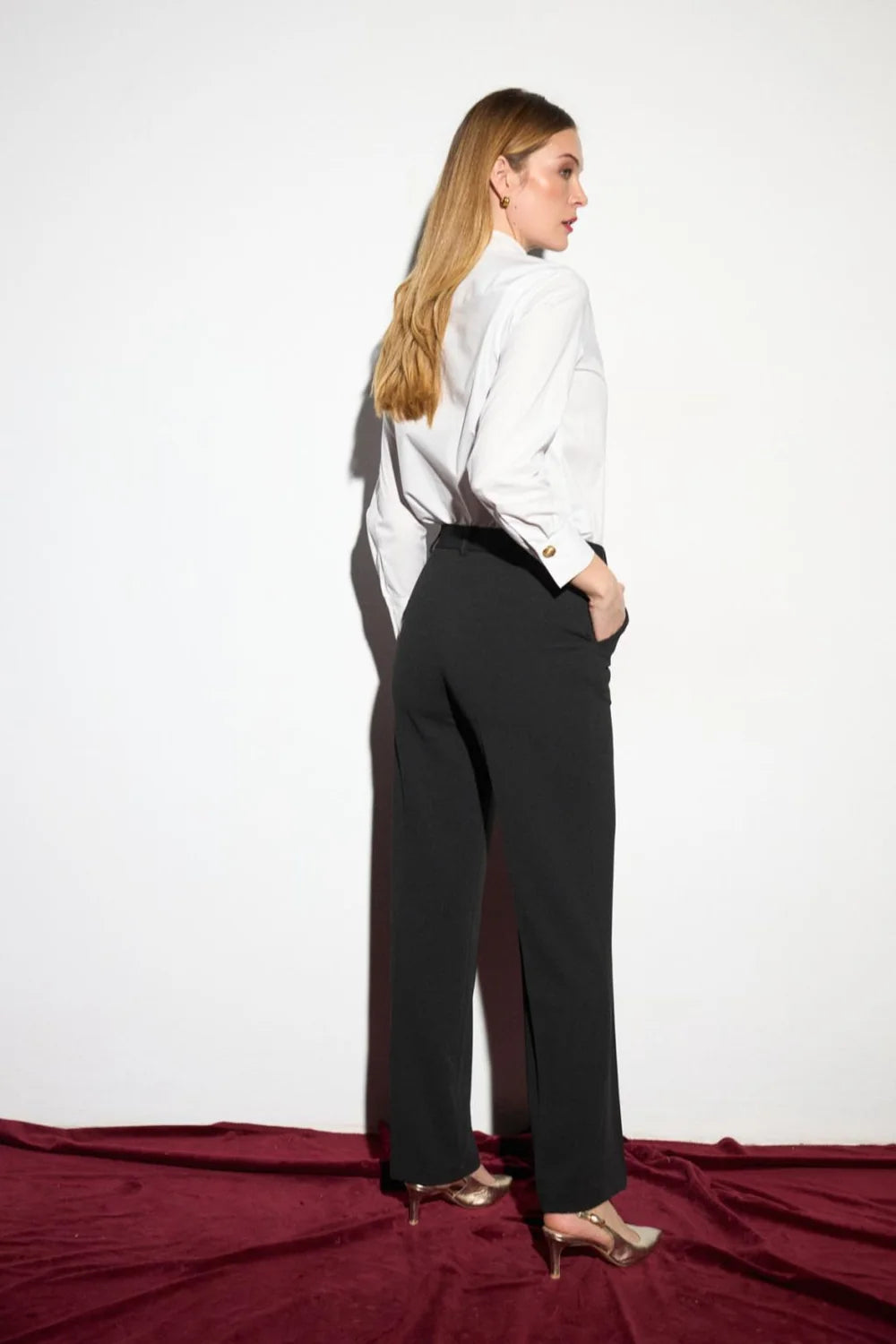 CALIU BLACK TROUSERS