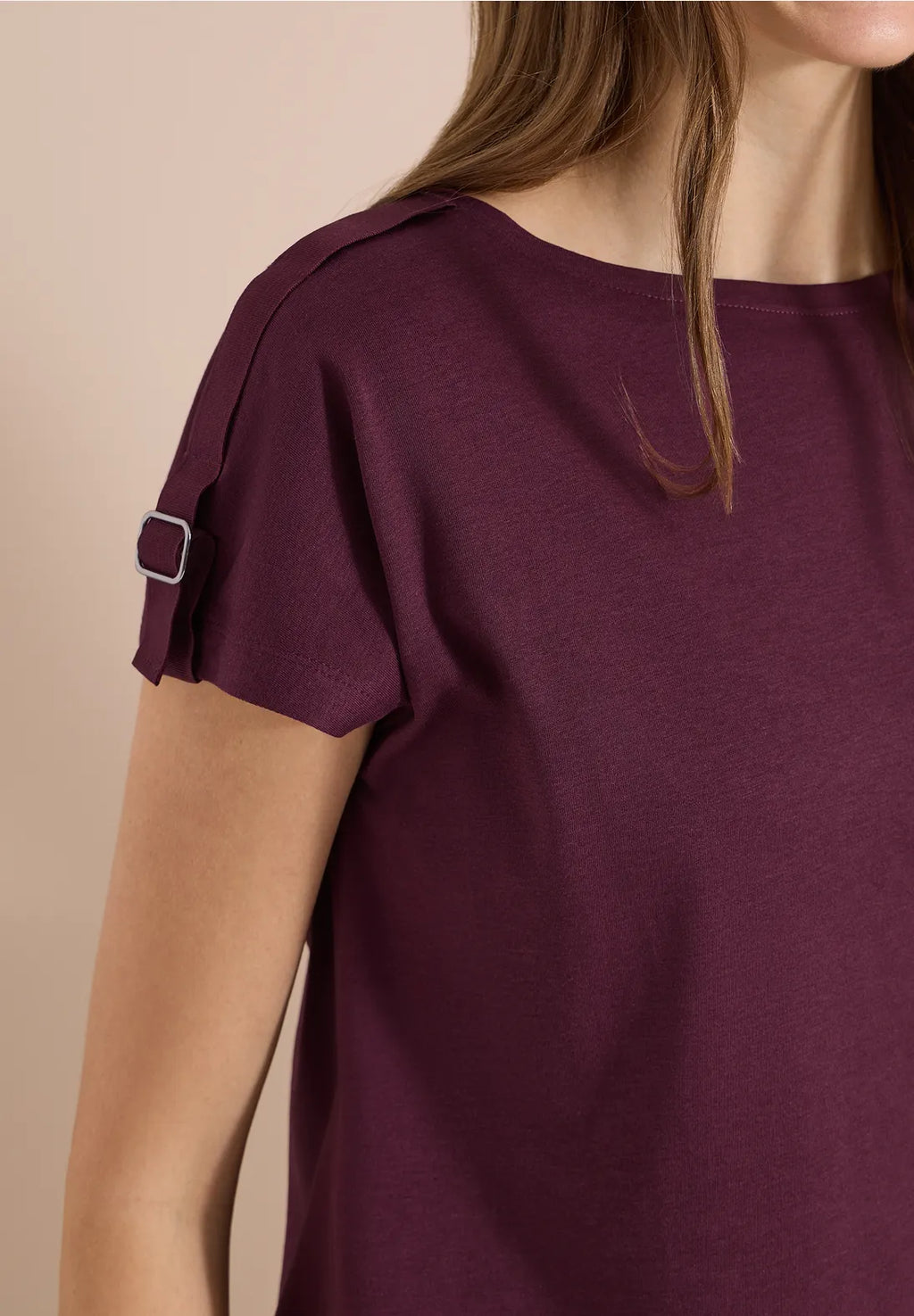 CALLIE WINE TEE