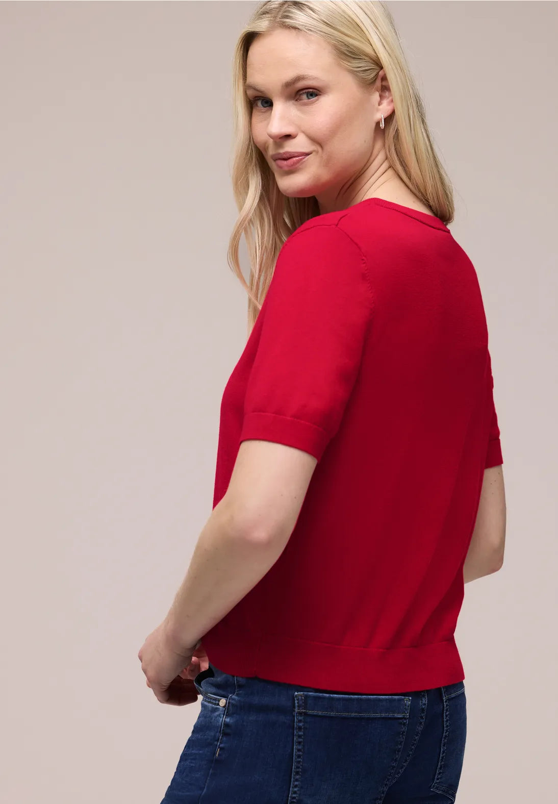 SHELLY RED CARDIGAN