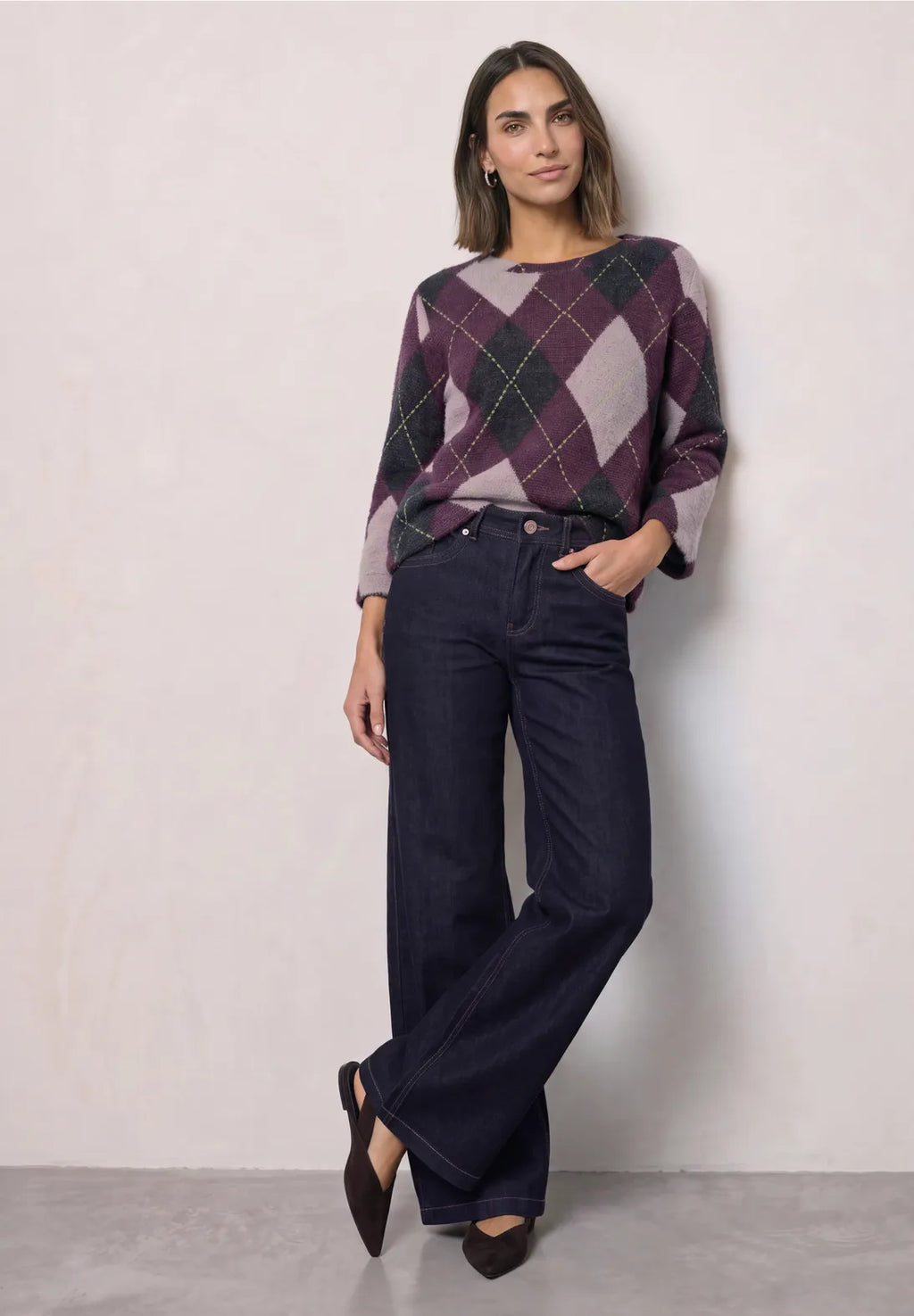 RANIA PLUM  KNIT