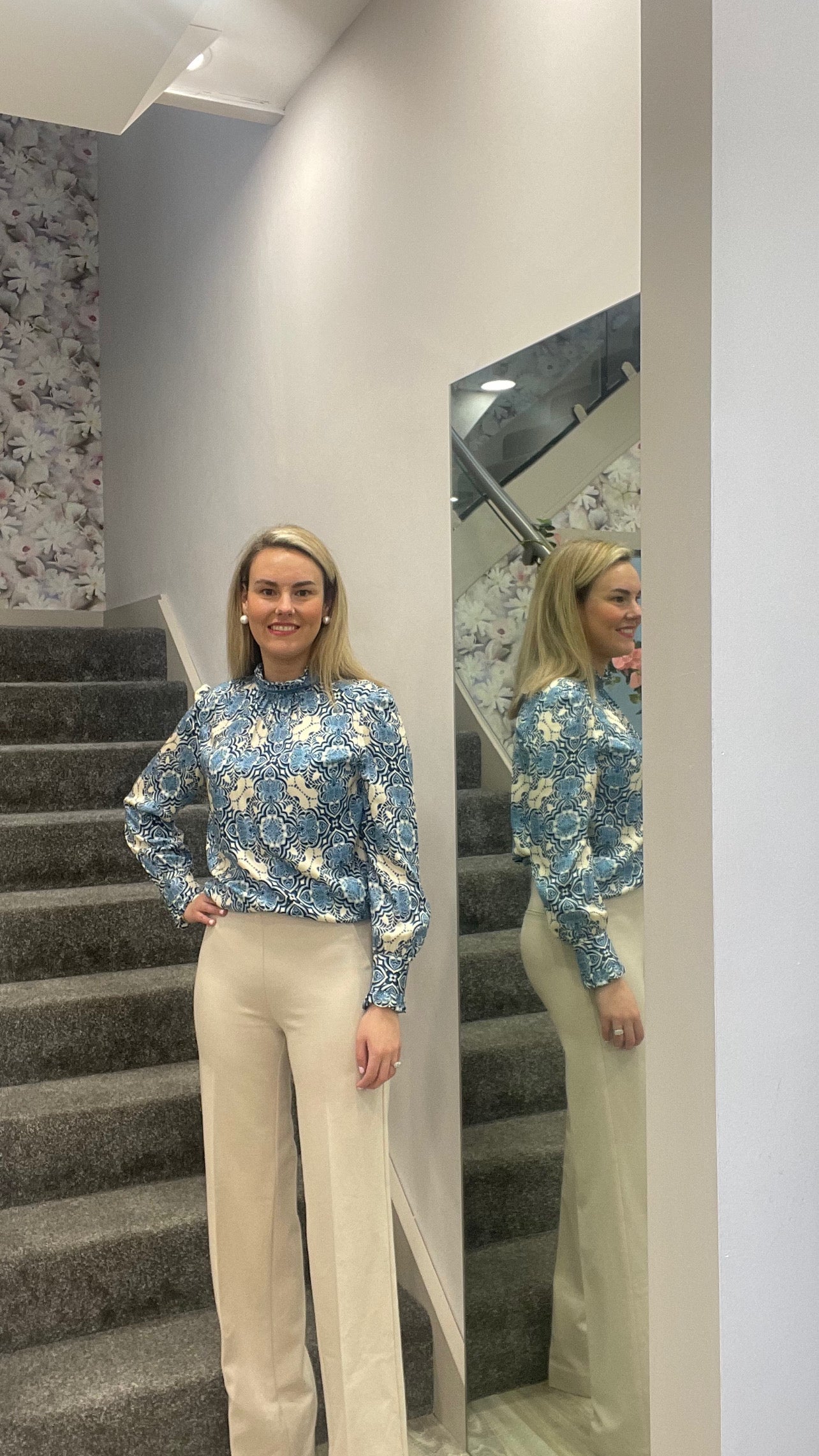 MIRA CREAM TROUSERS