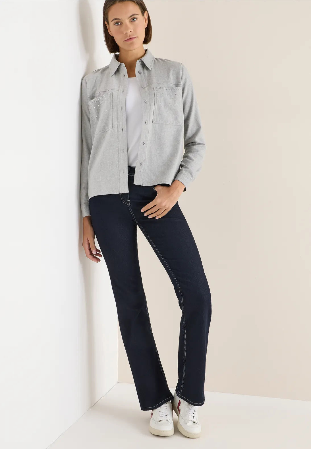 PRIYA GREY SHIRT