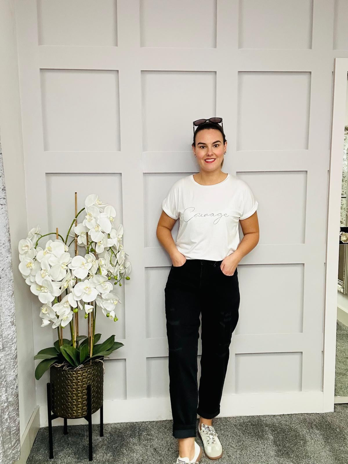 MARICA WHITE  T-SHIRT