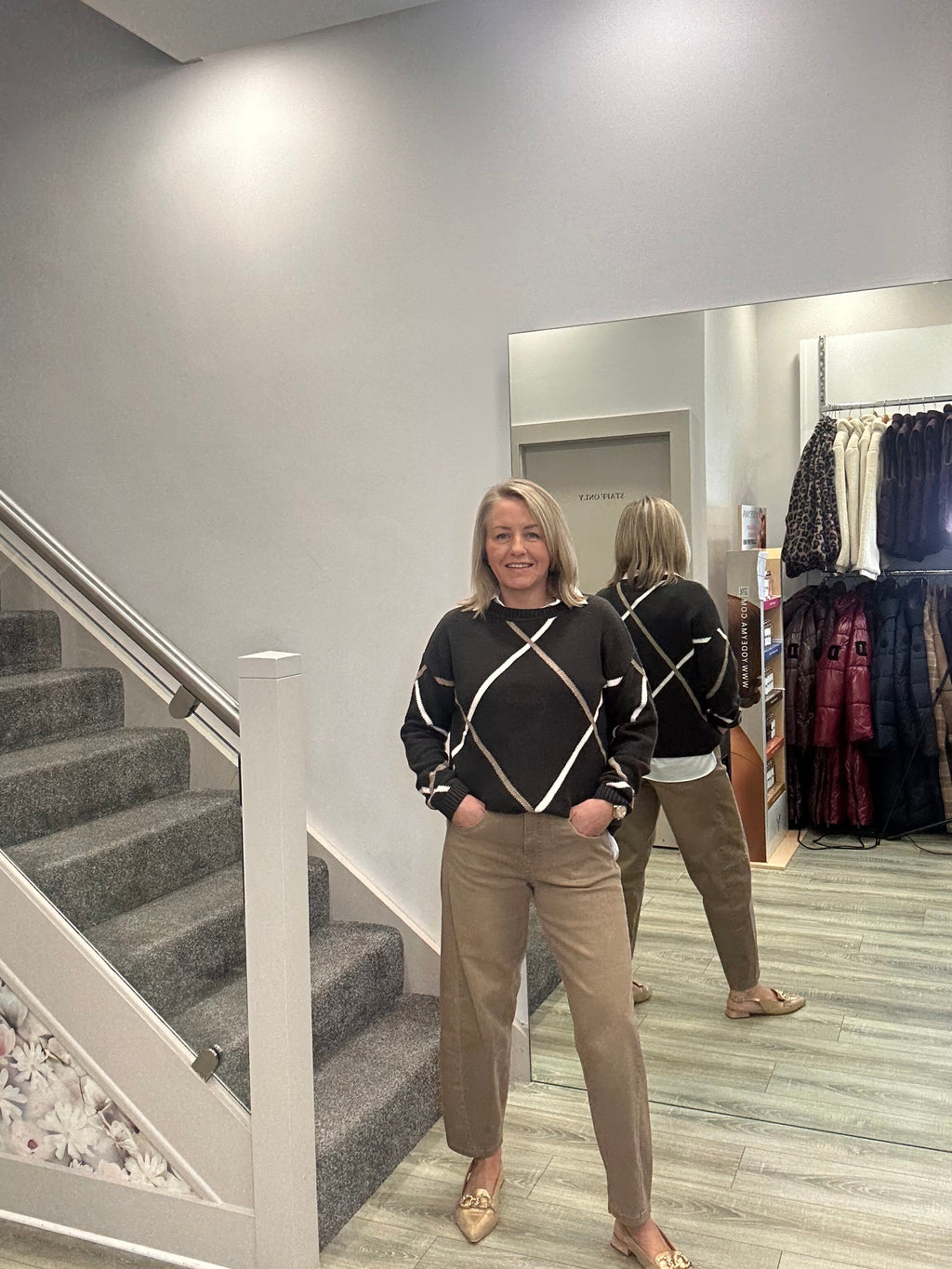 BRYNN BROWN KNIT