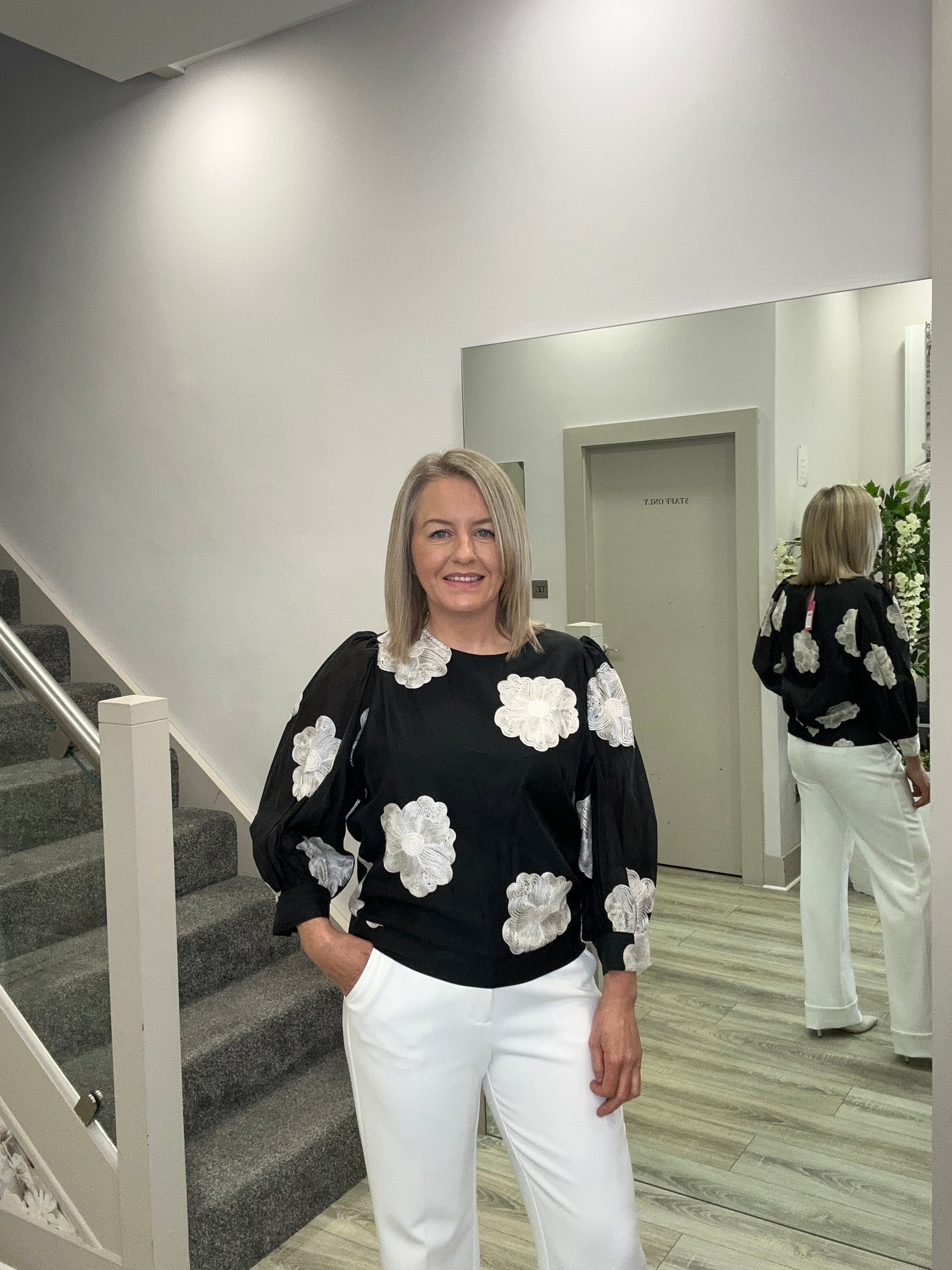CAOBA BLACK BLOUSE