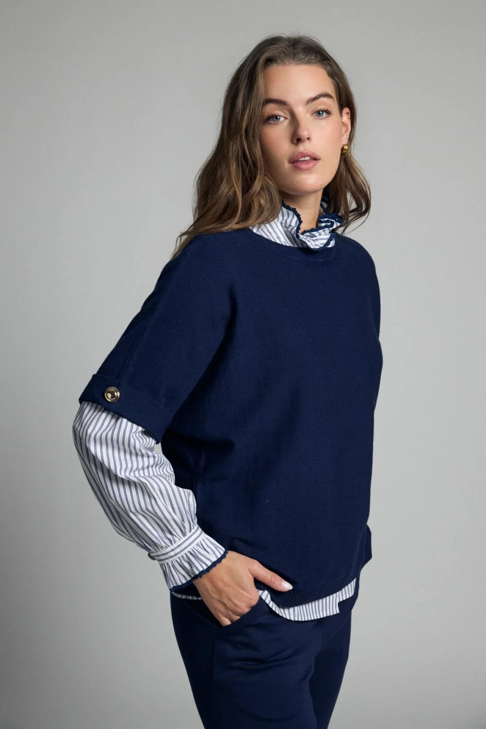 NARNI NAVY KNIT