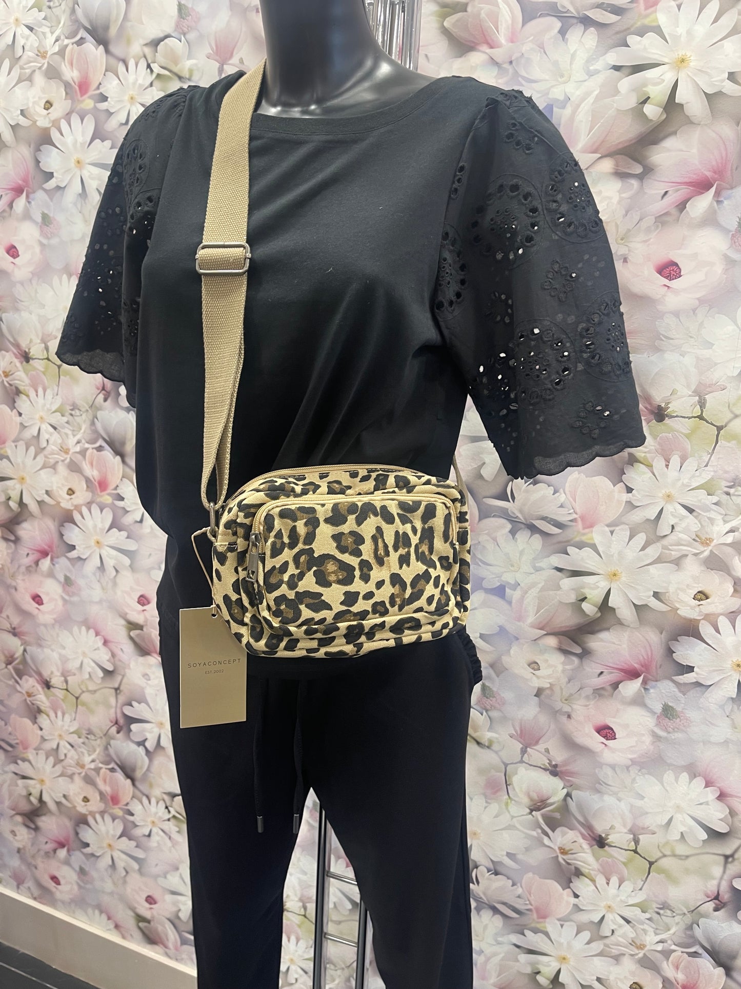 CAMEL ANIMAL PRINT BAG
