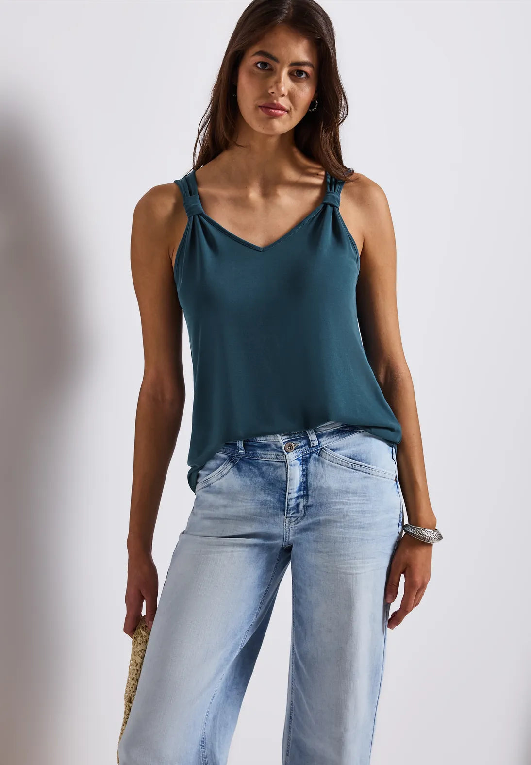 JULE TEAL TOP