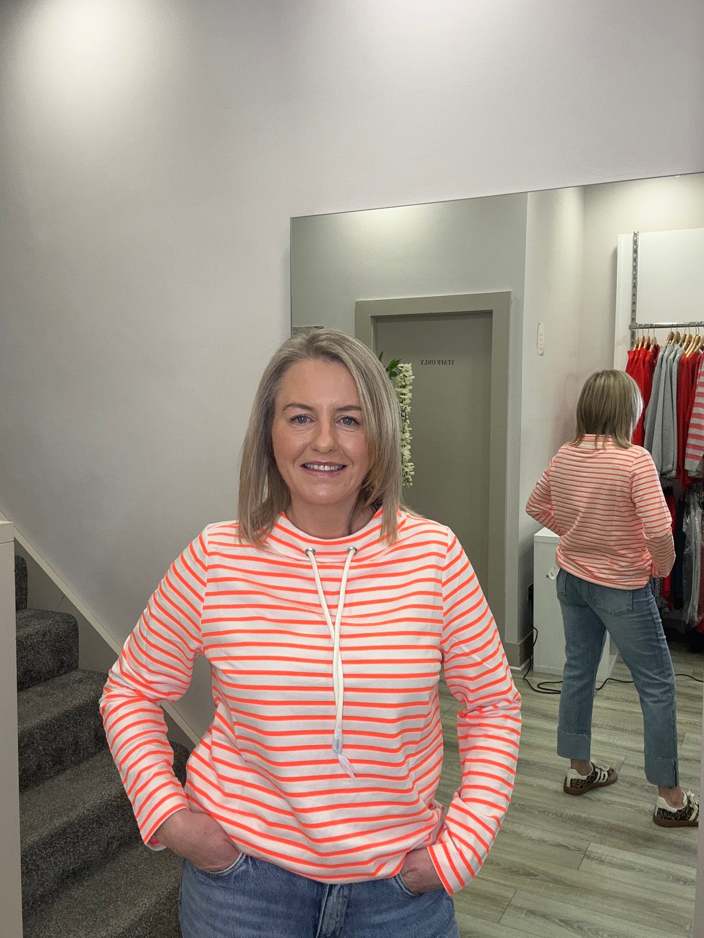 ECHO ORANGE SWEATER