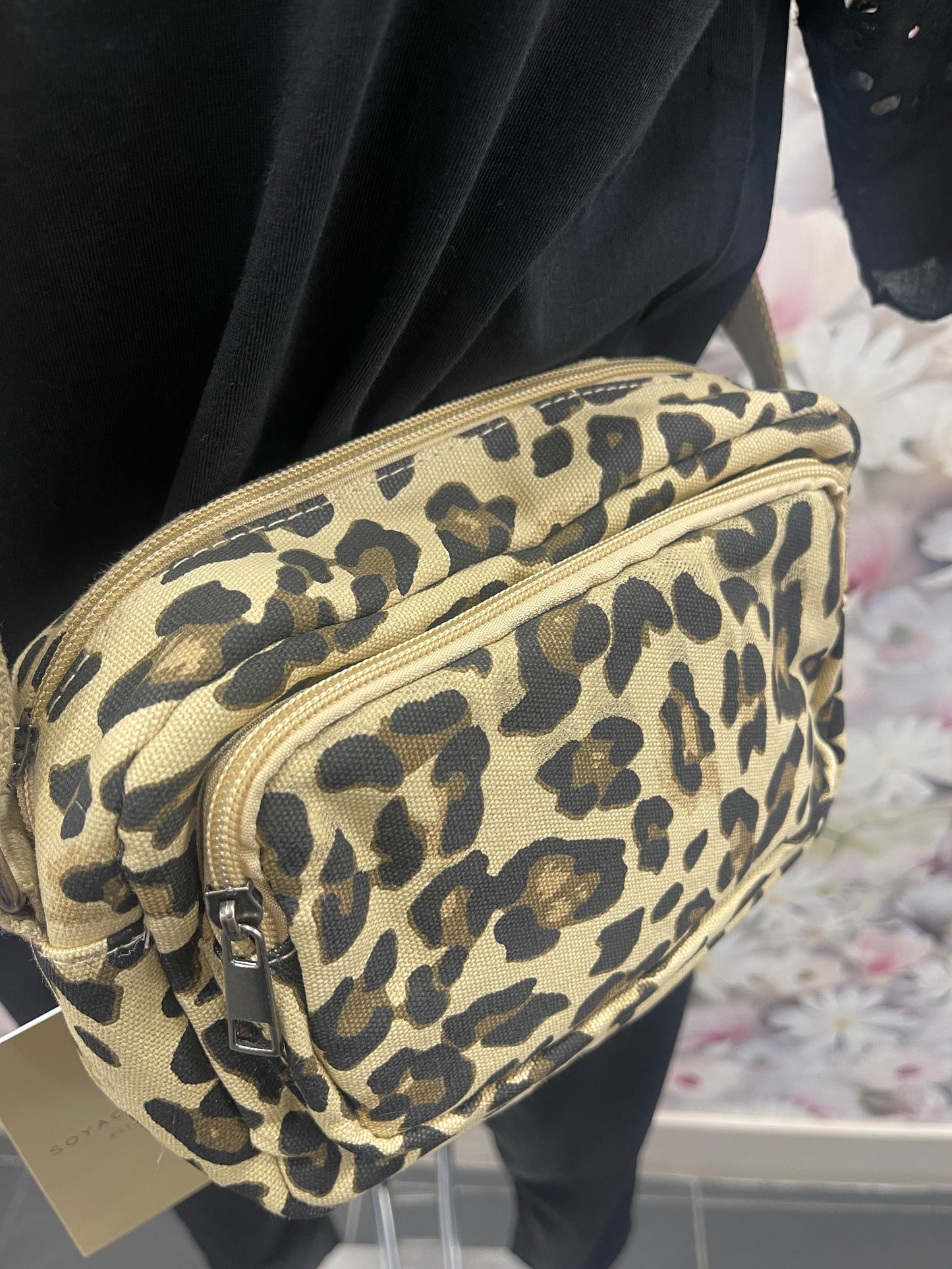 CAMEL ANIMAL PRINT BAG