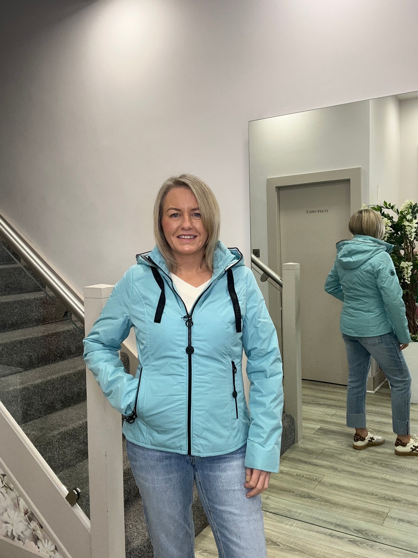 BLUEBELL AQUA COAT