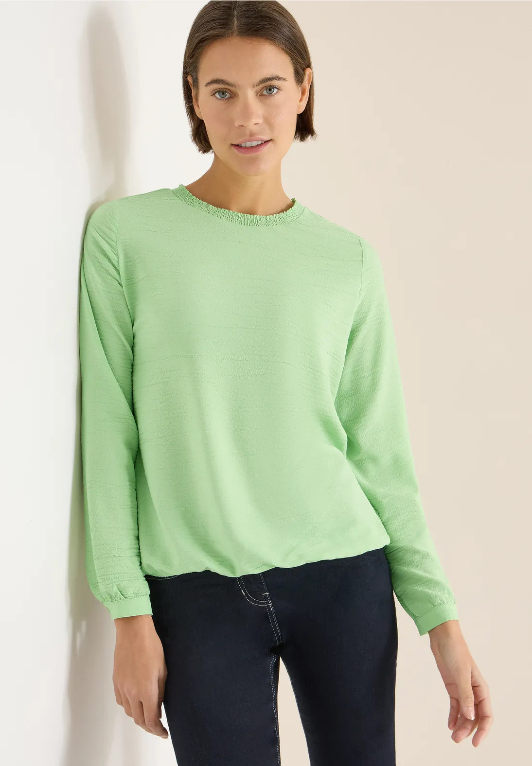 UNA GREEN BLOUSE