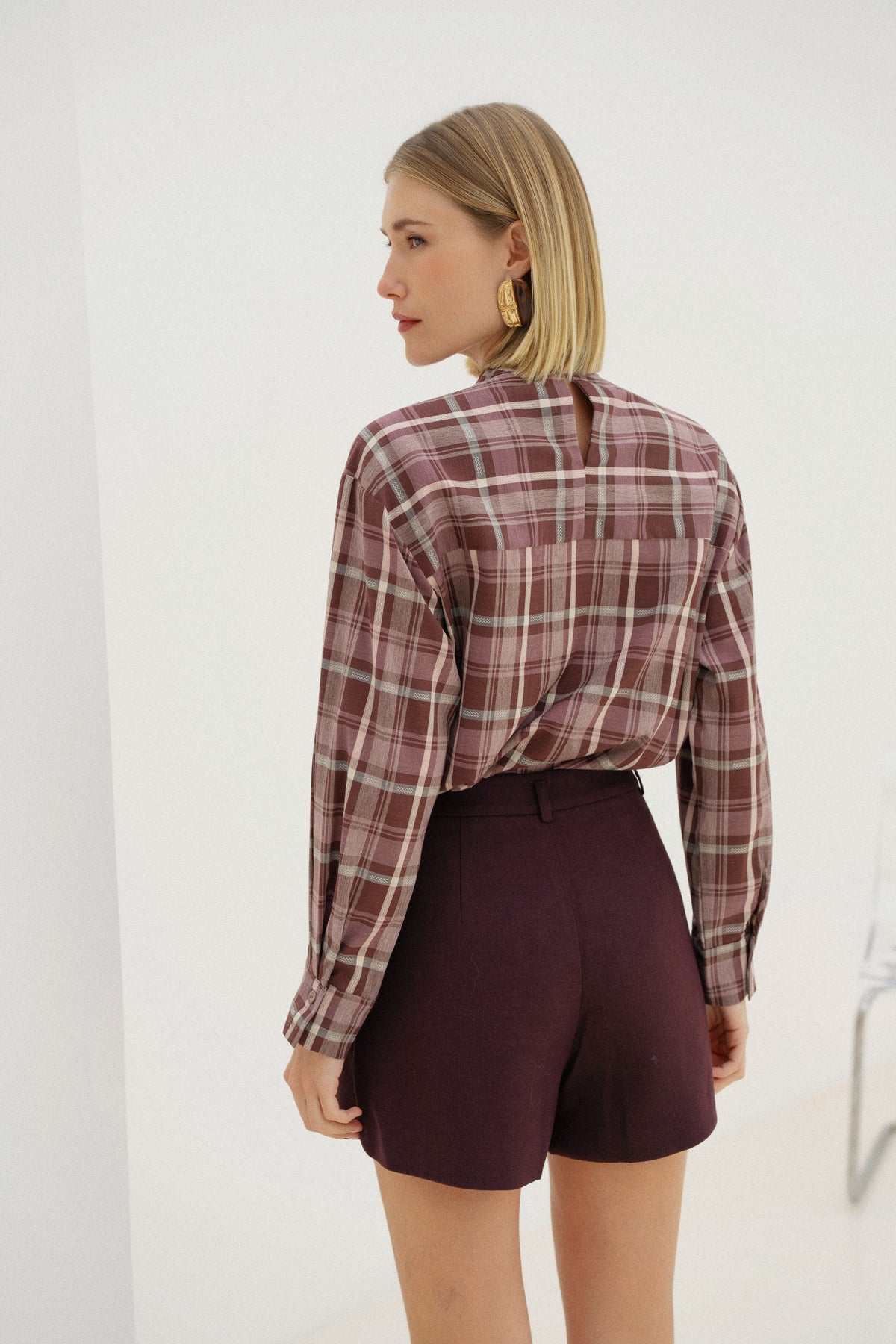 SASHA WINE BLOUSE