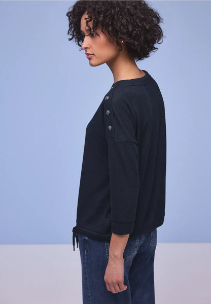 LANIE NAVY TOP