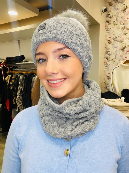 BEATA BLUE HAT SET