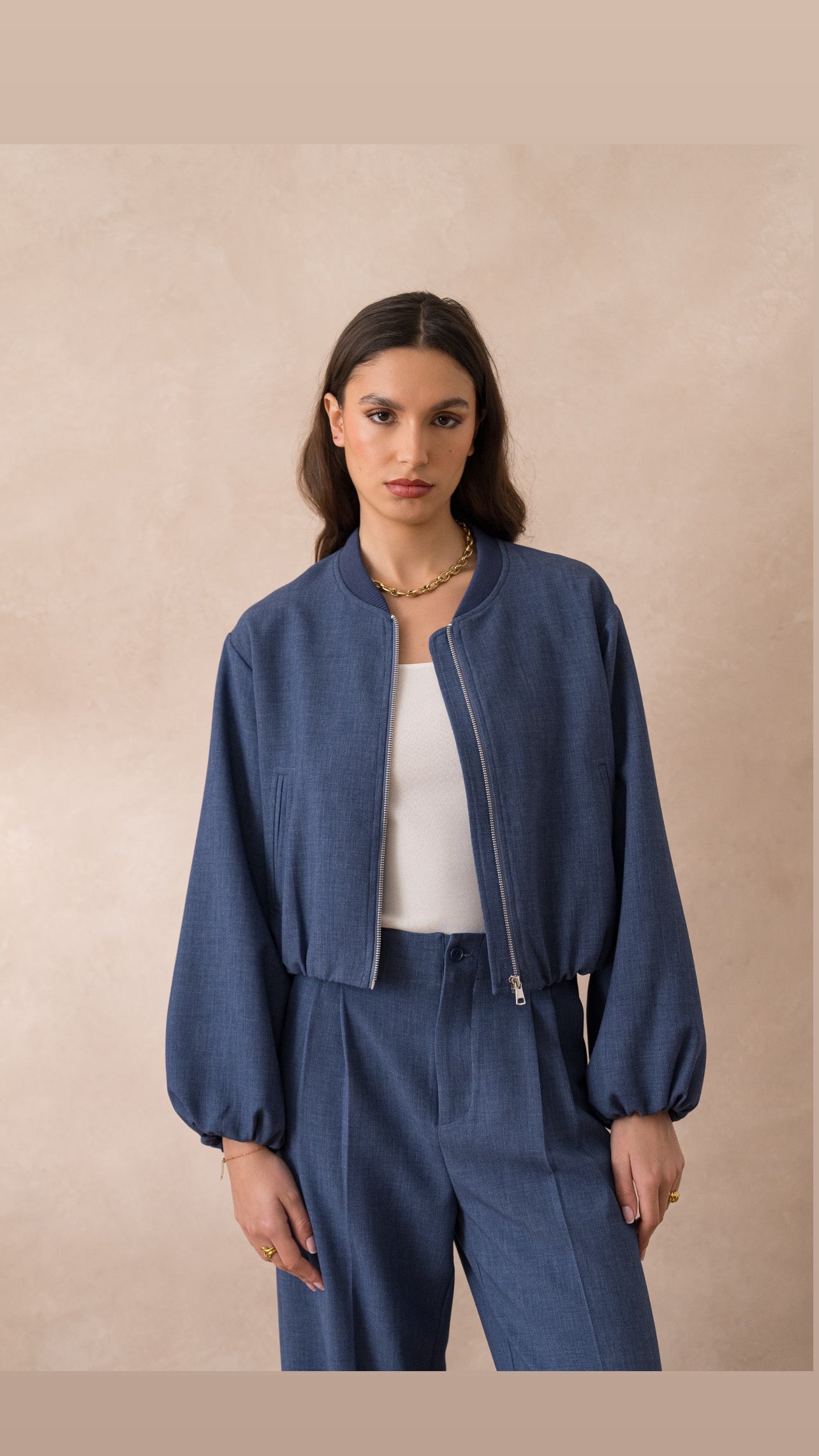 SINEAD DENIM BLUE TROUSER