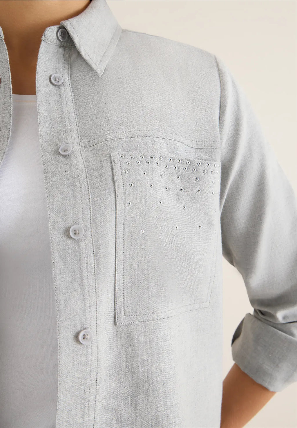 PRIYA GREY SHIRT