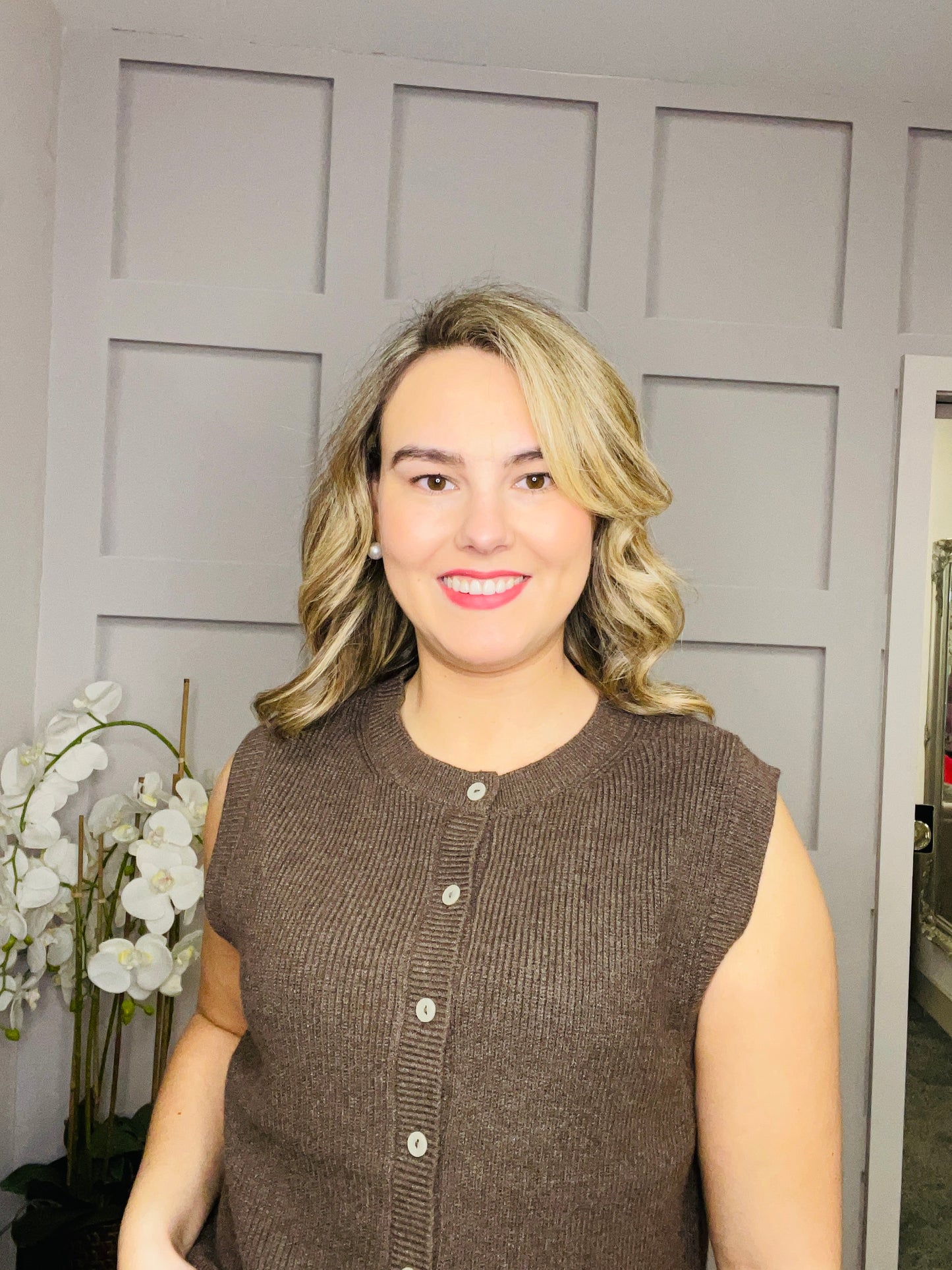 ARMELL BROWN PULLOVER