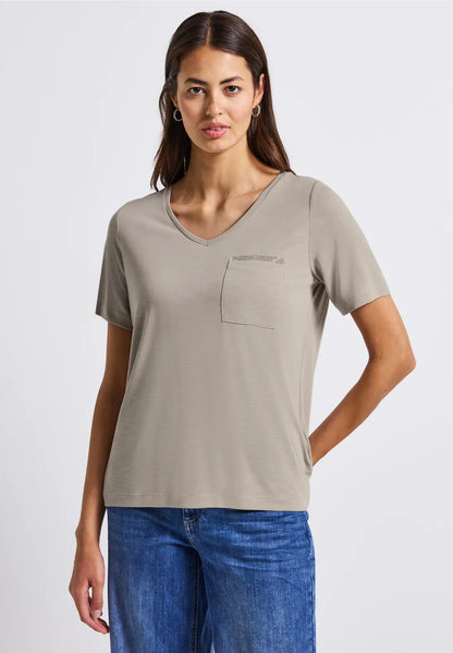 DAME TAUPE TEE