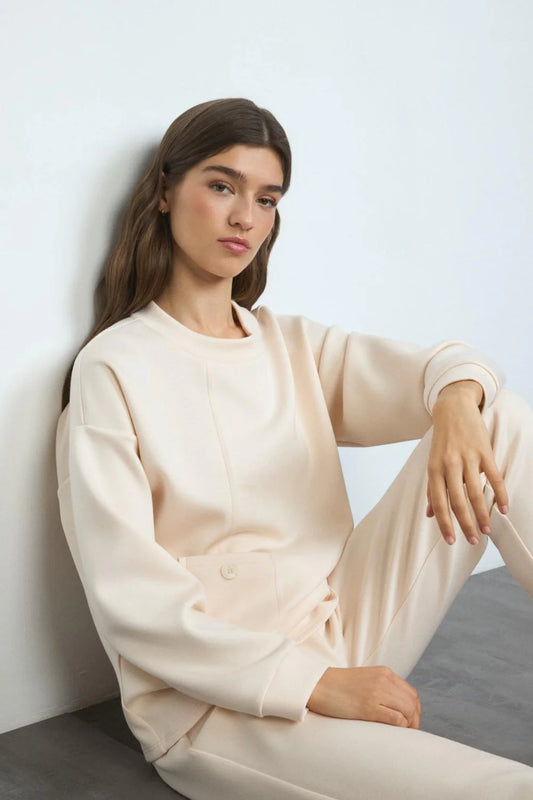 ALIPIA CREAM SWEATER