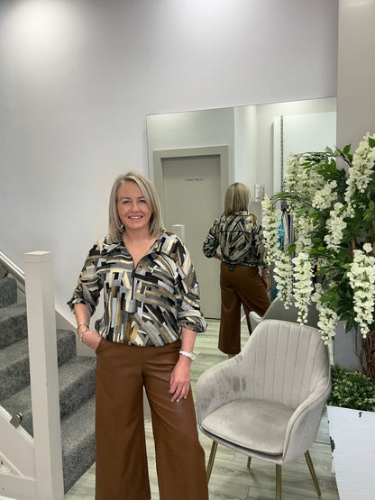 FAITH TAN TROUSER