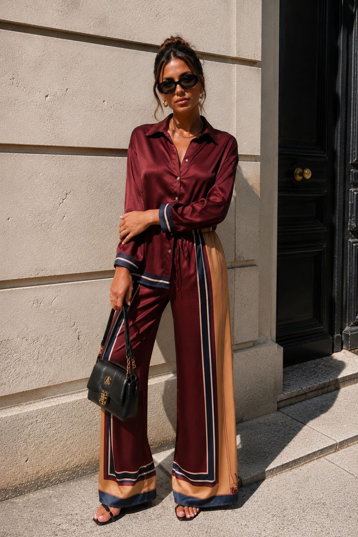 LAYLA BURGUNDY CO-ORD