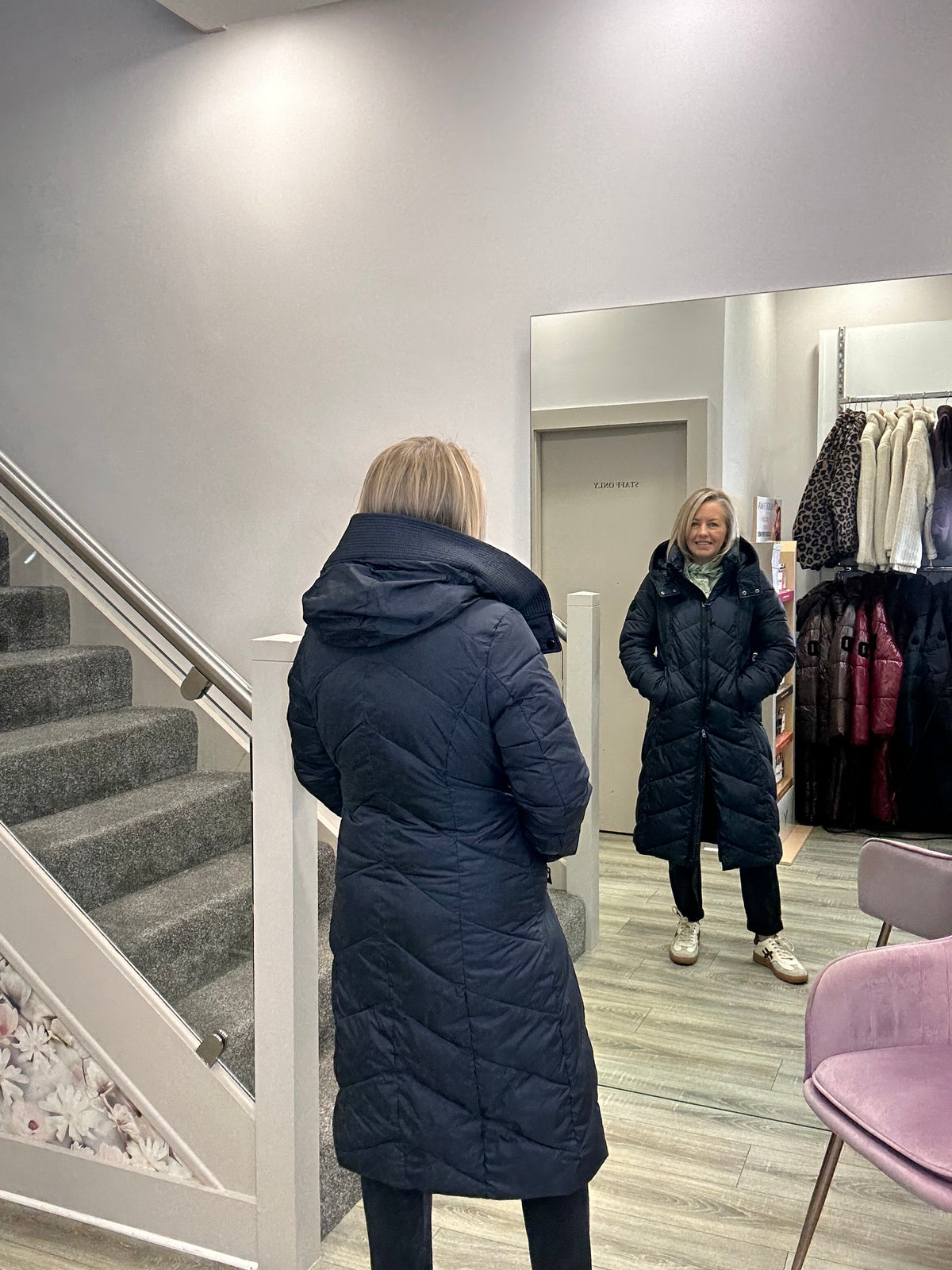 AMERICANO NAVY COAT