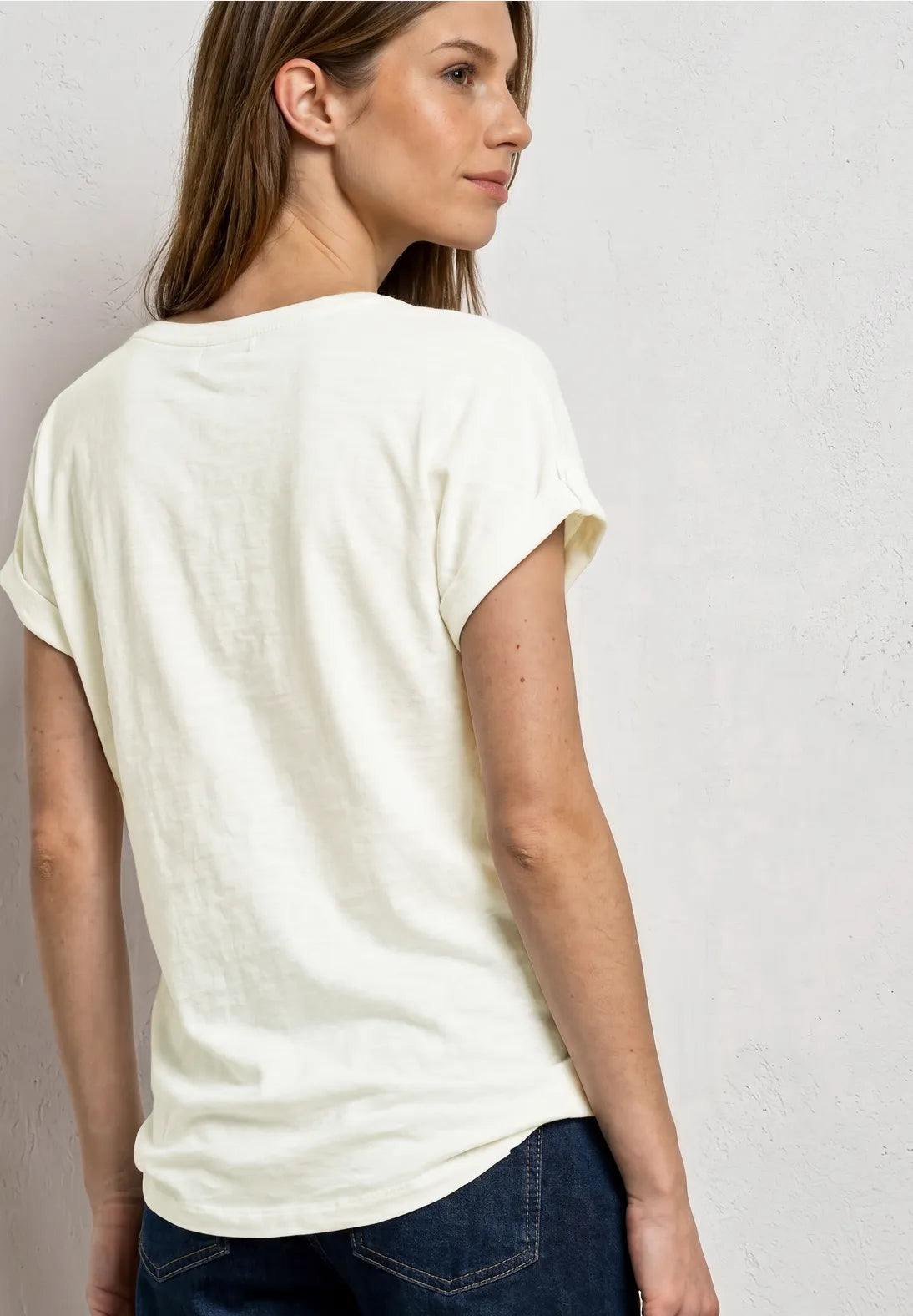 JEN WHITE TEE