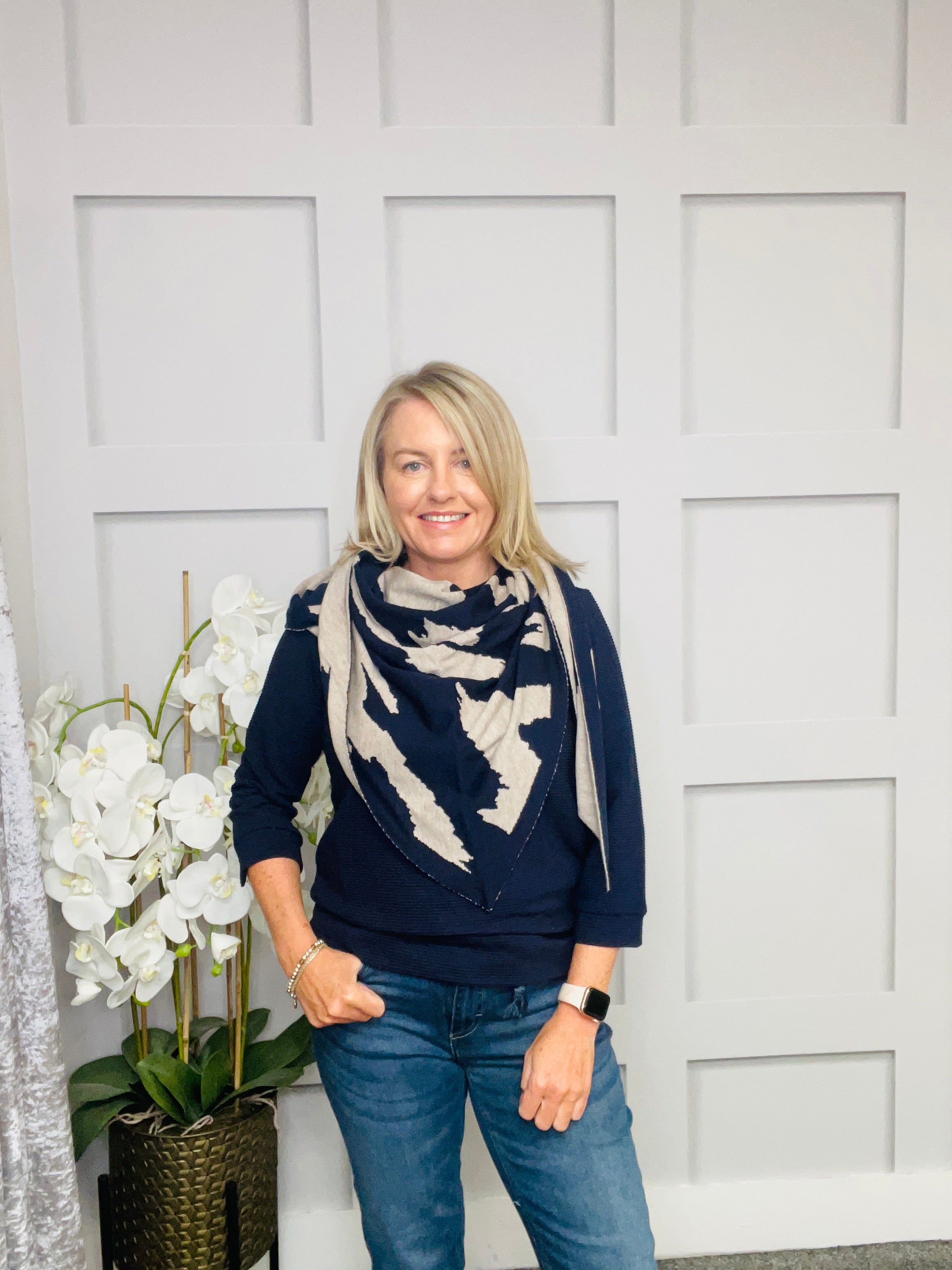 RITA NAVY TOP