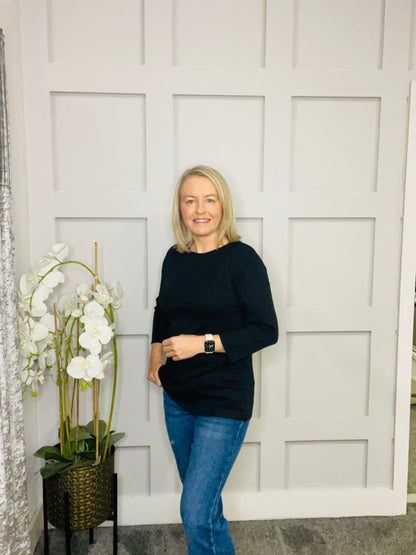 BOATNECK BLACK TOP