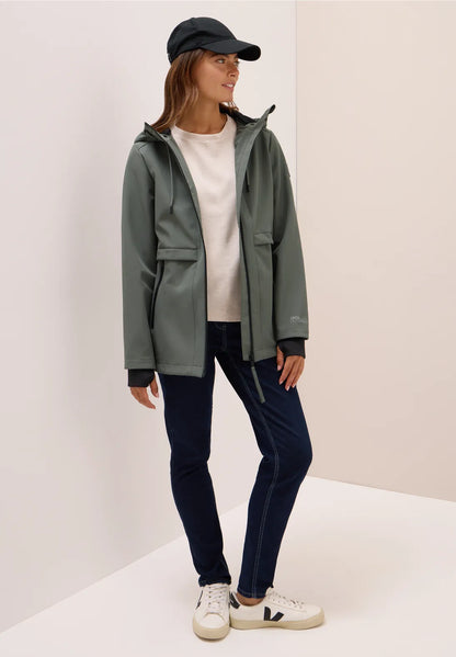 SHELL KHAKI COAT