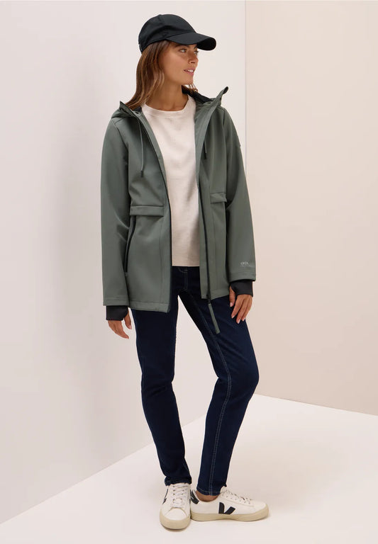 SHELL KHAKI COAT
