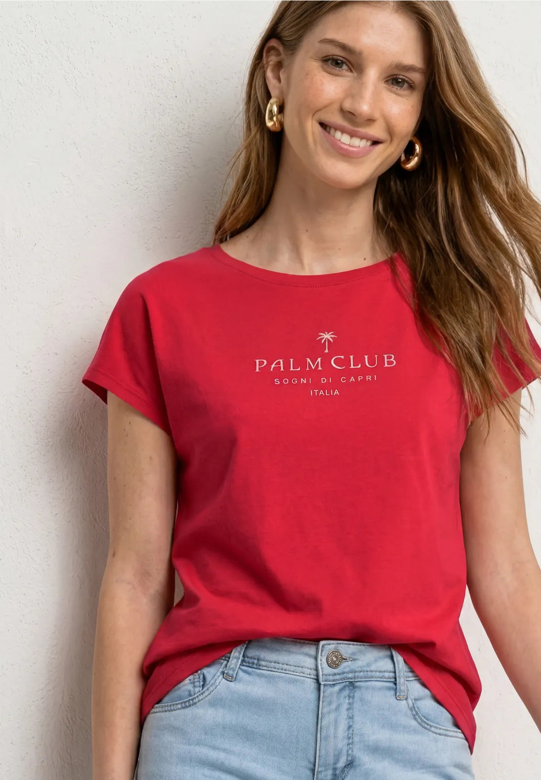 PALM RED TEE
