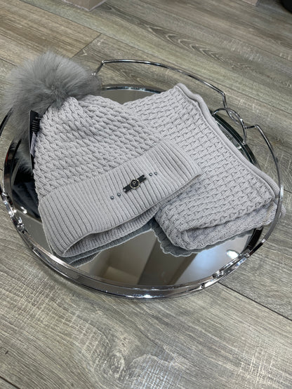 FRANIA GREY HAT SET