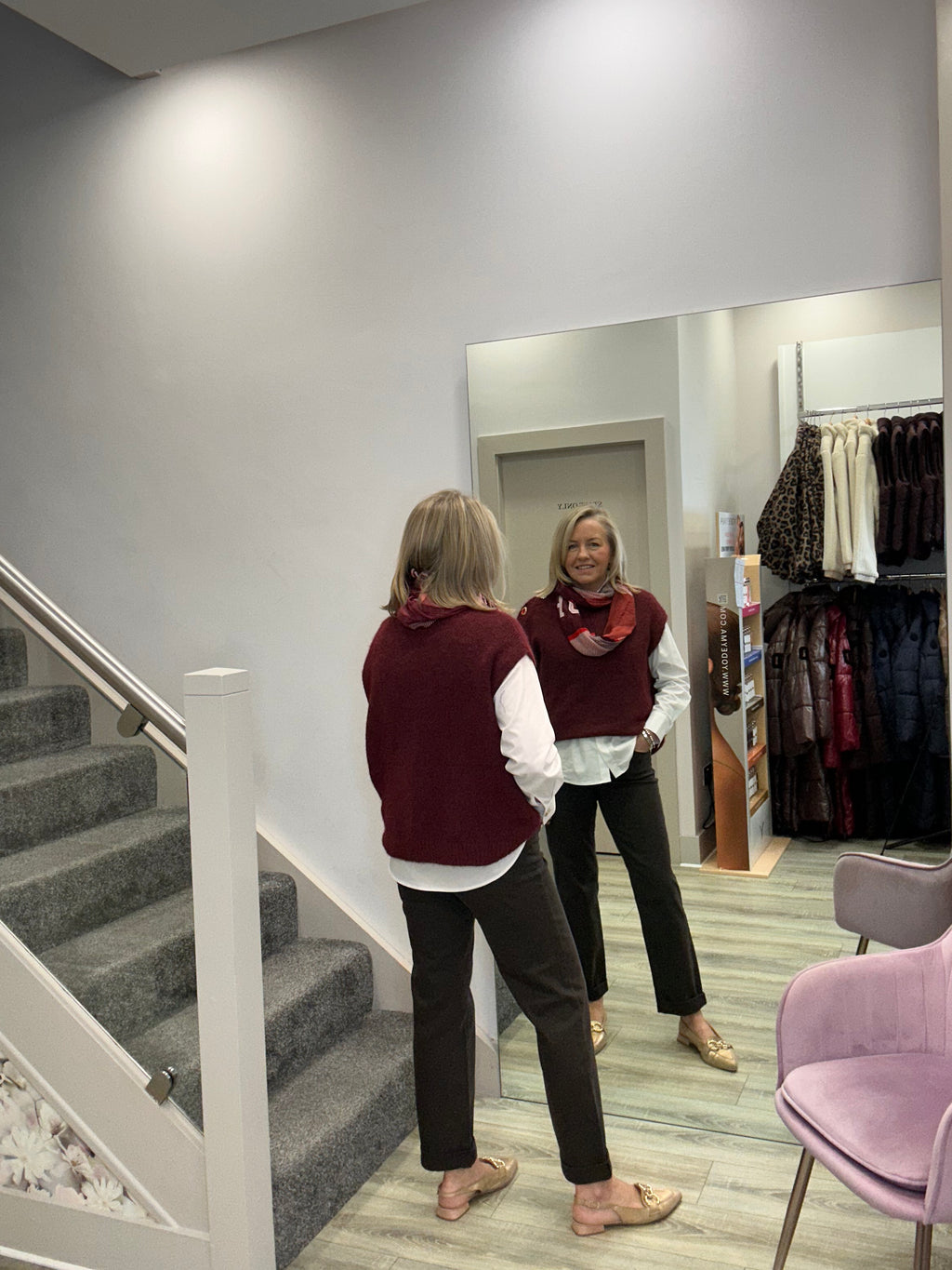 YETTA WINE KNIT