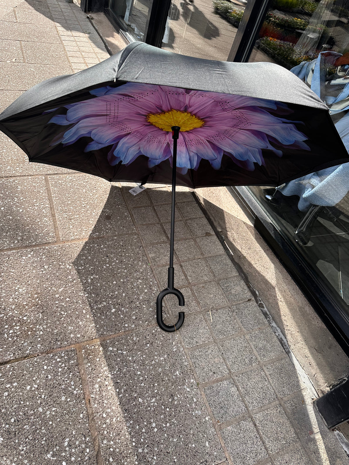 PURPLE FLOWER UMBRELLA