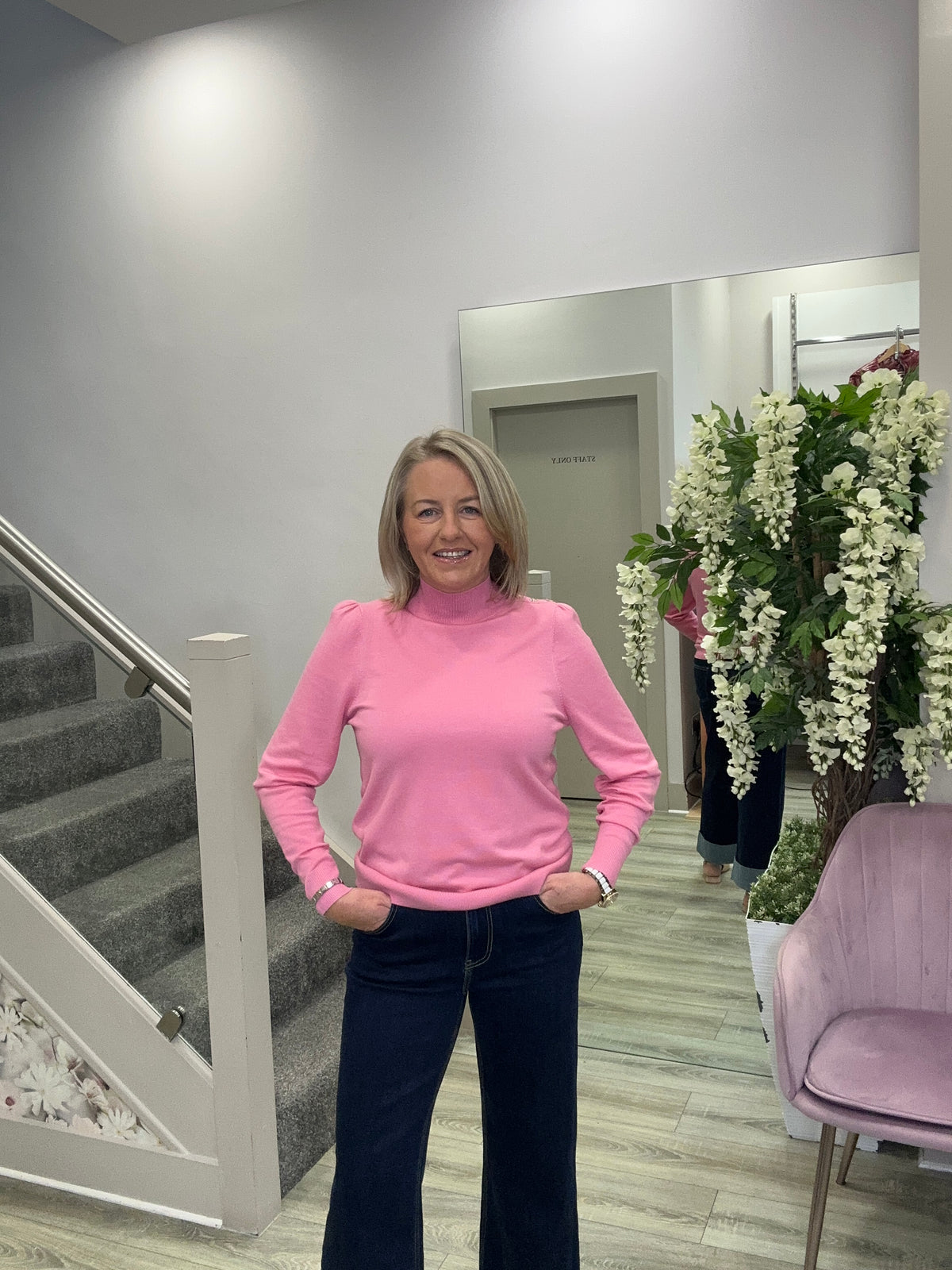 BRIANNA PINK  KNIT